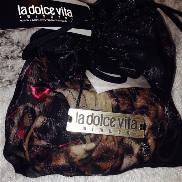 NWT $240 la dolce vita junglbikini in original bag - Picture 5 of 8